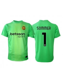 Billige Inter Milan Yann Sommer #1 Keeper Tredjedrakt 2025-26 Kortermet